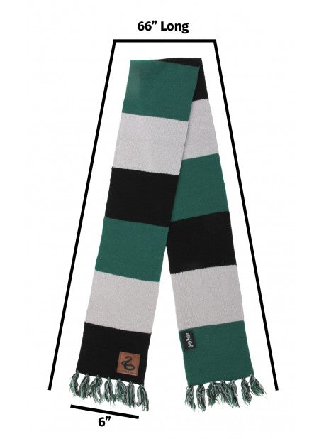 Slytherin Patch Striped Scarf