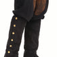 Steampunk Spats: Black - O/S