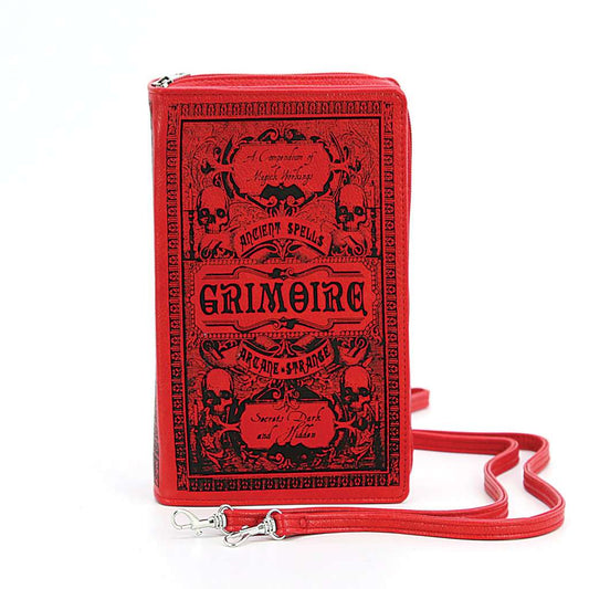 Crossbody Vinyl Bag: Grimoire Book