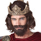 Medieval King Wig: Brown