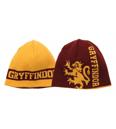 Reversible Knit Beanie - Gryffindor