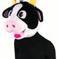 Plush Animal Mascot Head: Cow