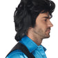 The Full House Mullet Wig - Black