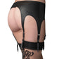 6 Strap Garterbelt - O/S (Black)
