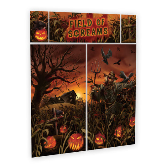 Scene Setters® Wall Decorating Kit: Field Of Screams (5pcs.)