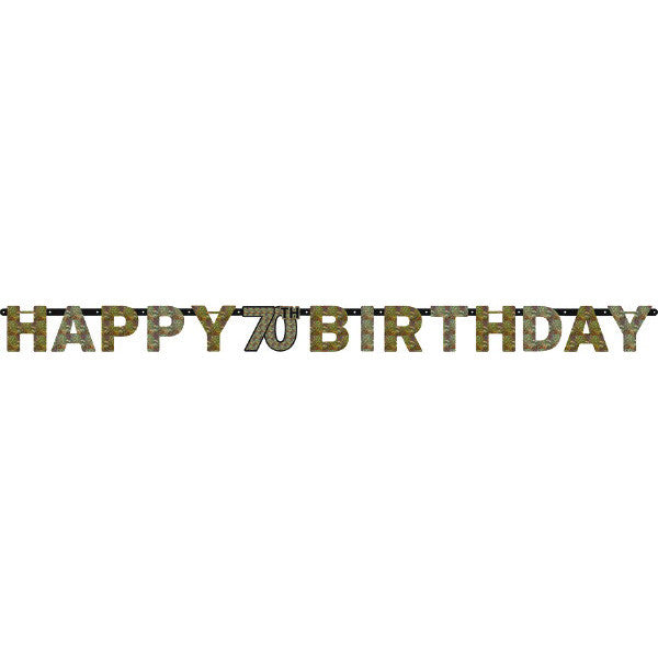 Letter Banner - 70th Sparkling Celebration