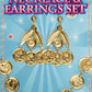 Desert Princess Gold Coin Necklace & Earrings Set