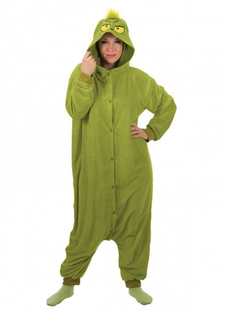 Dr. Seuss The Grinch Kigurumi: Adult One Size