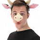 Animal Ears Headband, Nose, & Tail Kit: Cow