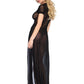 High Slit Dress: Black - S/M