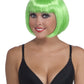 Adult Sassy Bob Wig: Neon Green