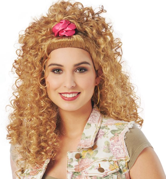 80's Scrunchie Sweetie Wig: Blonde