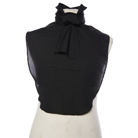 Adult Shirt Front: Black Cravat - O/S