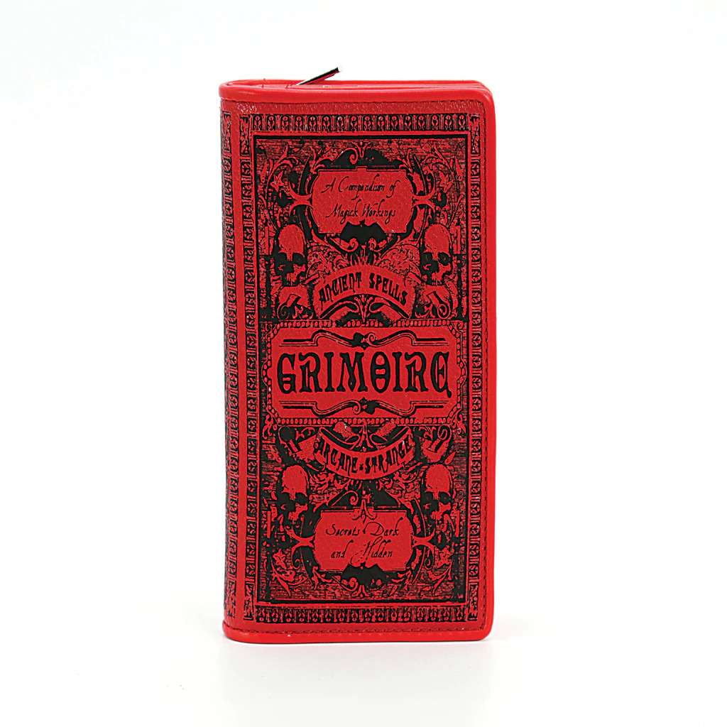 Clutch Vinyl Wallet: Grimoire Book