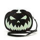 Vinyl Cross Body Purse: Glow -in-the-dark Jack-O-Lantern