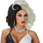 Cruel Diva Wig: White/Black