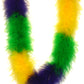 36” Fluffy Boa (9GM) - Mardi Gras Mix