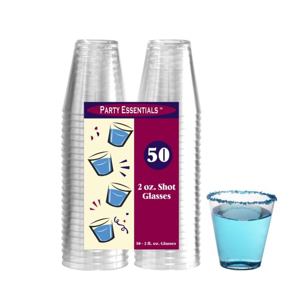 2oz. Shot Glasses: Clear (50ct.)