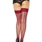 Backseam Fishnet Thigh Highs