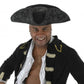 Pirate Corsair Hat: Black