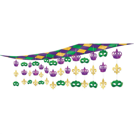 Ceiling Decoration - Mardi Gras