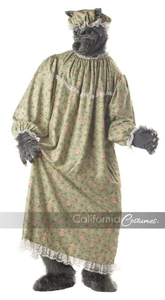 Adult Wolf Granny Costume: O/S