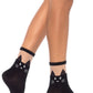 Black Cat Anklet - Black