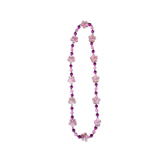 Collector Beads - 38" Pink Daisy Acrylic Beads