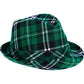 St. Patrick's Day Plaid Fedora