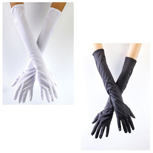 Opera Gloves - White