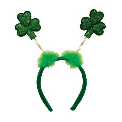 Glittered Shamrock Boppers