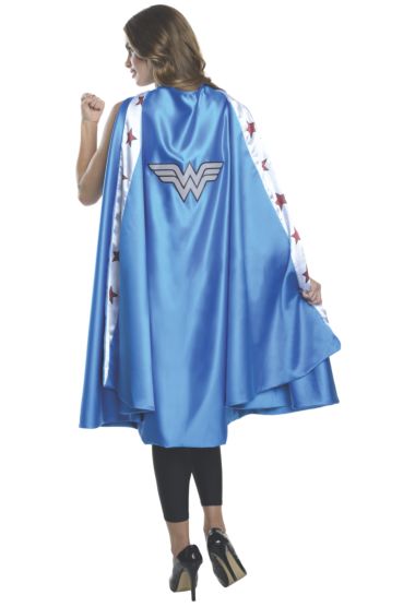 Women's Deluxe Wonder Woman Cape: Powder Blue