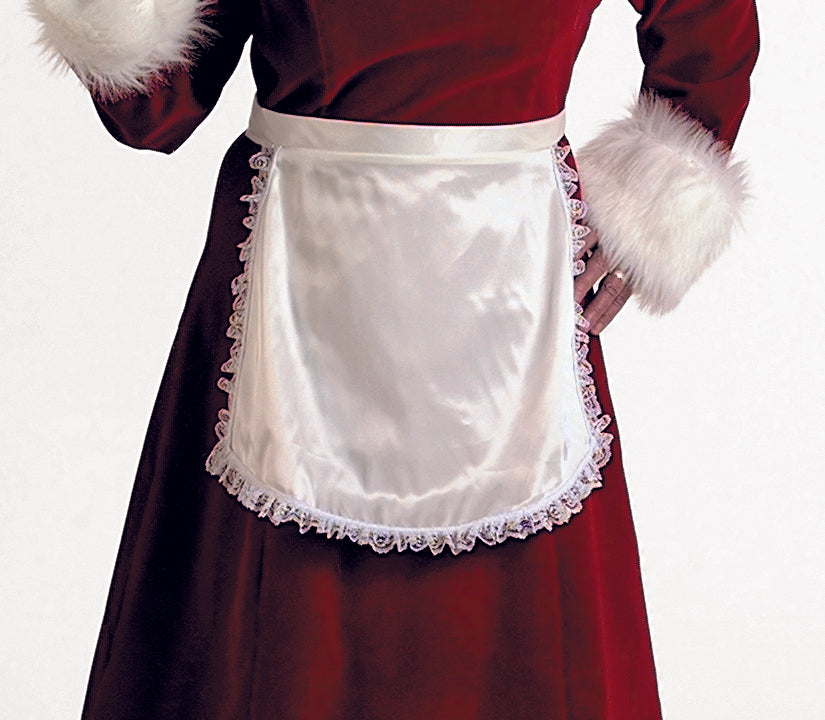 Mrs. Claus Satin Apron