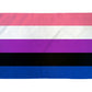 Flag (3x5Ft) - Gender Fluid