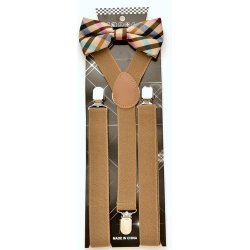 Bow Tie & Suspender Set