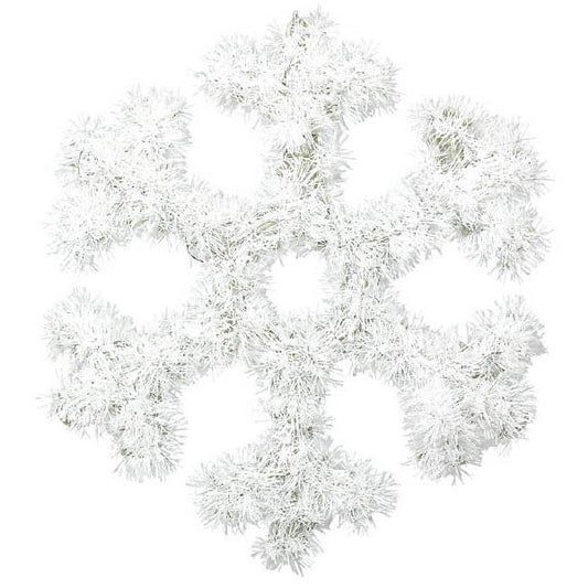 Snowflake Hanging Tinsel Decoration