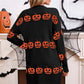 Pumpkin Jacquard Knit Cardigan