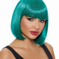 Mid-Length Bob Wig - Teal