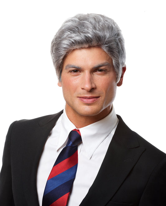 Deluxe Mr. President Wig - Gray