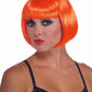 Adult Sassy Bob Wig: Neon Orange