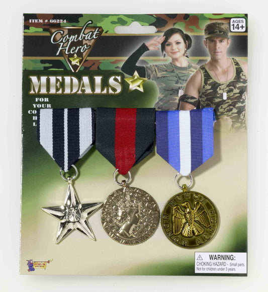 Military Medals (3pk.)