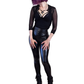 Cybele Women's Jacket with Mesh Bat Wing Effect