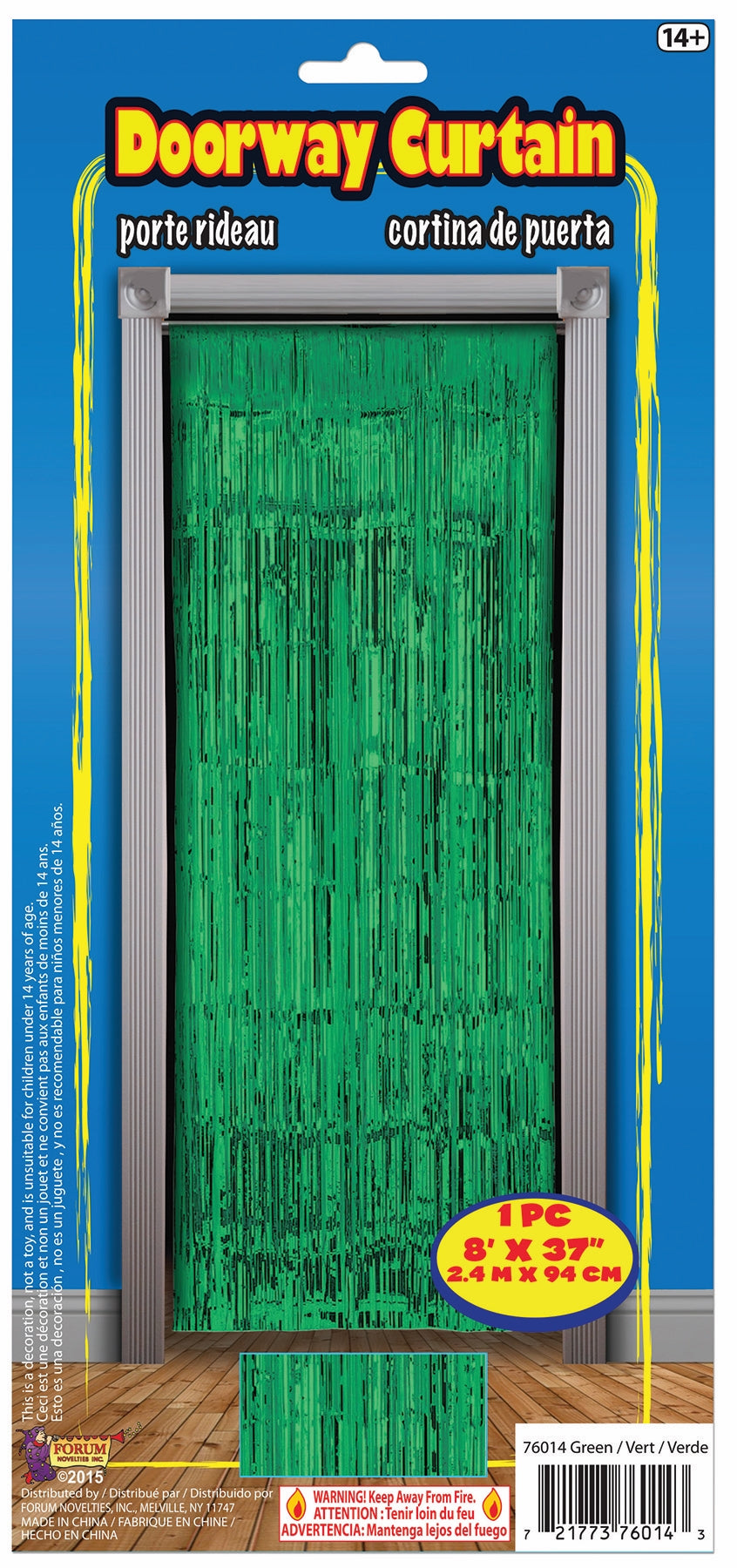 Doorway Curtain - Green