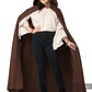 Adult Hooded Cloak: Brown - O/S