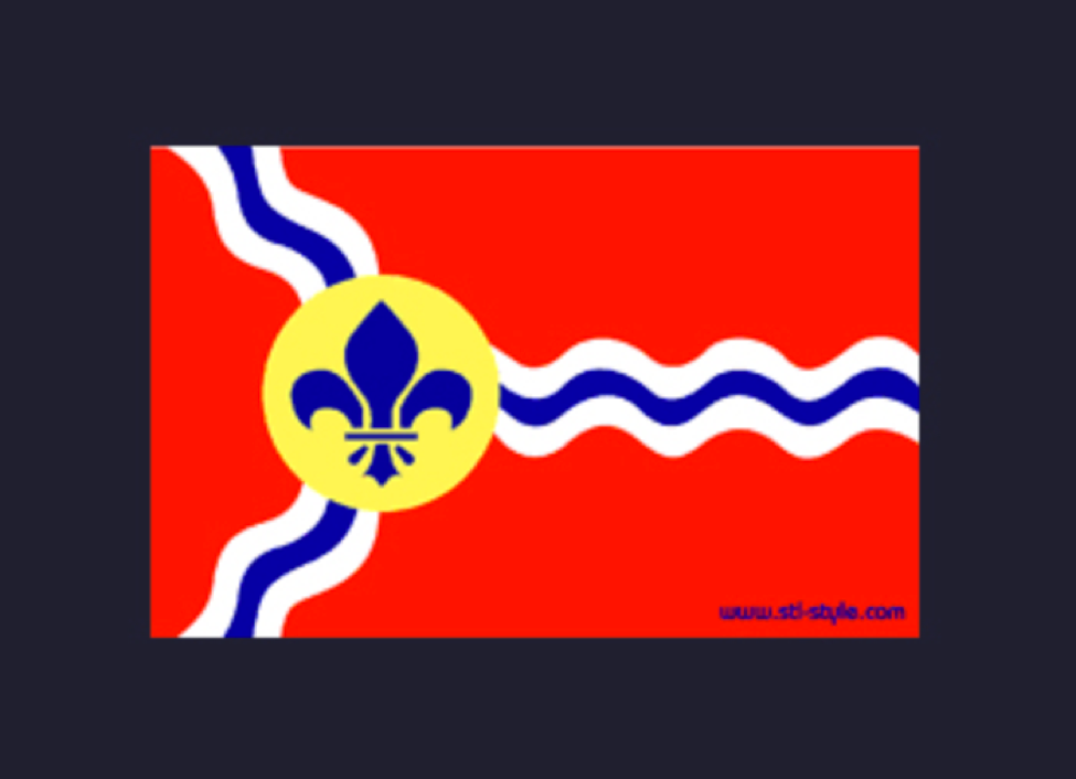 Sticker - STL Flag