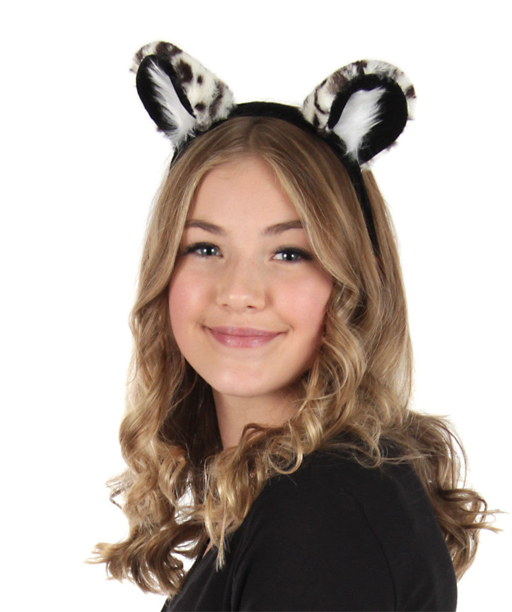 Deluxe Snow Leopard Ears Headband