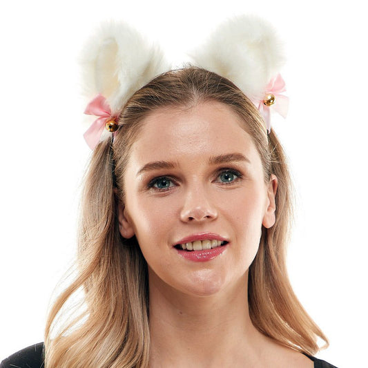 Animal Headband - White Fur