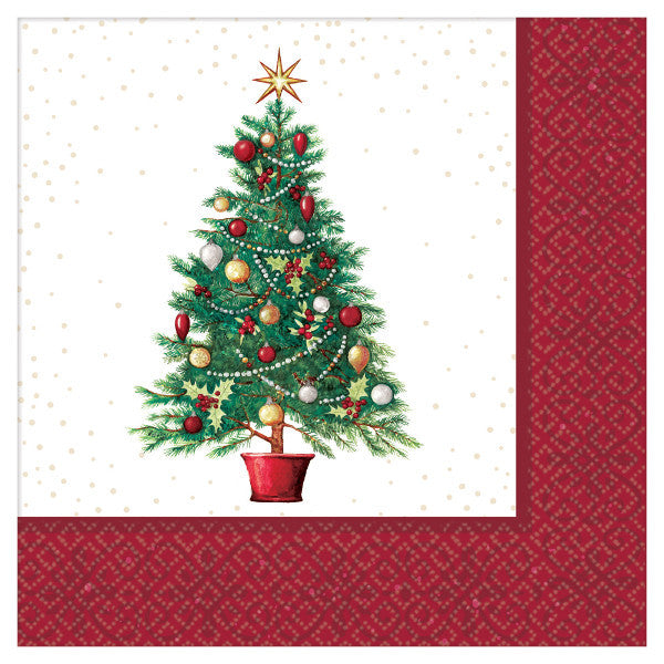 Beverage Napkins: Oh Christmas Tree (125ct.)