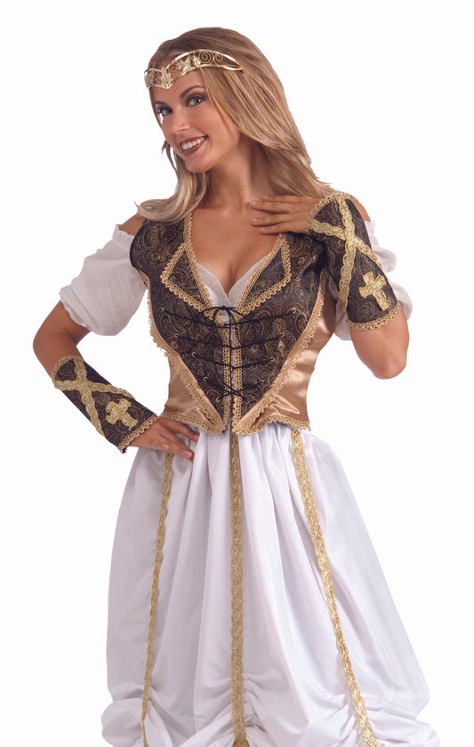 Medieval Lady Vest and Cuff Set