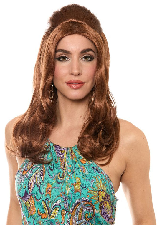 Women's 60's Vixen Wig - Brown